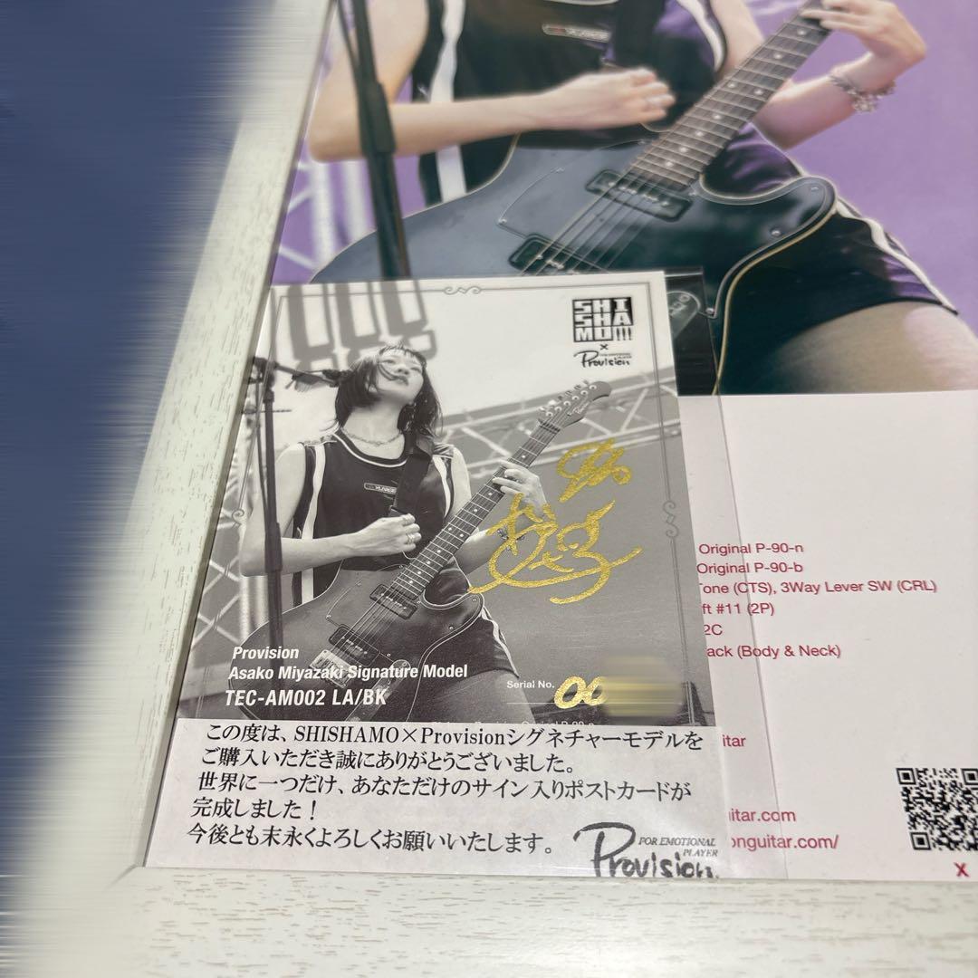 SHISHAMO宮崎朝子シグネチャーモデルギター TEC-AM002 LA/BK - メルカリ