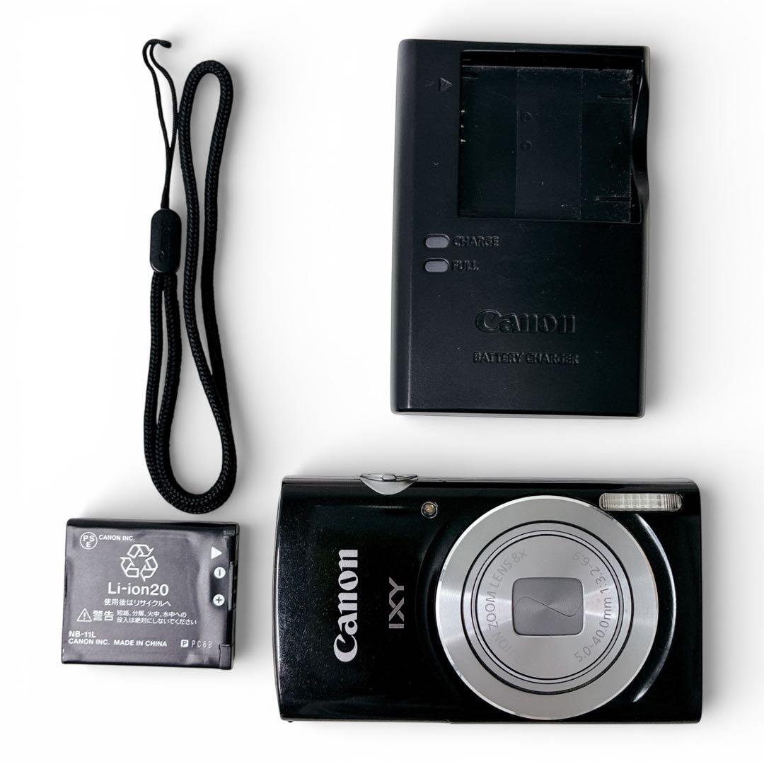 極美品 動作確認済 Canon IXY 120 ブラック キヤノン 付属品有り
