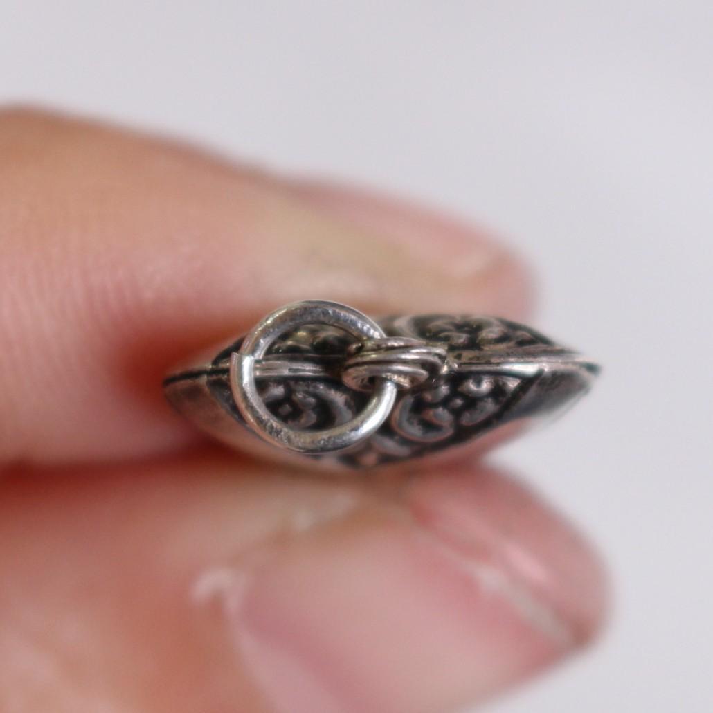 40s スウィートハートジュエリー アールデコ 両面 波 勝利