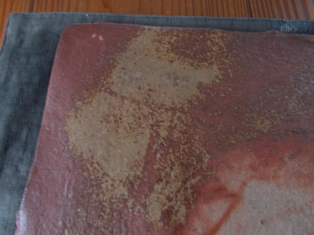 再々お値下げ 備前焼㊱ タタキ大四 方皿 ゴマ 緋襷 丁斎作 - メルカリ