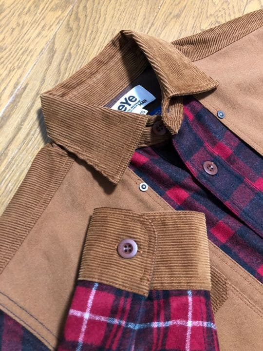 eYe JUNYA WATANABE MAN] ウールチェックシャツ XS - メルカリ