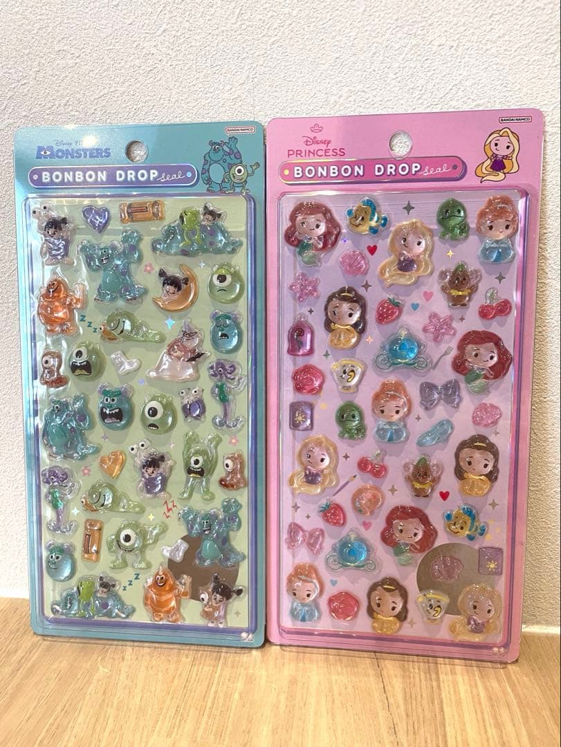 正規品】ボンボンドロップシール ディズニー プリンセス モンスターズ