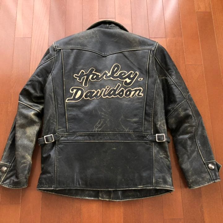 ヴィンテージ】ハーレーダビッドソン ライダースジャケット 革ジャン