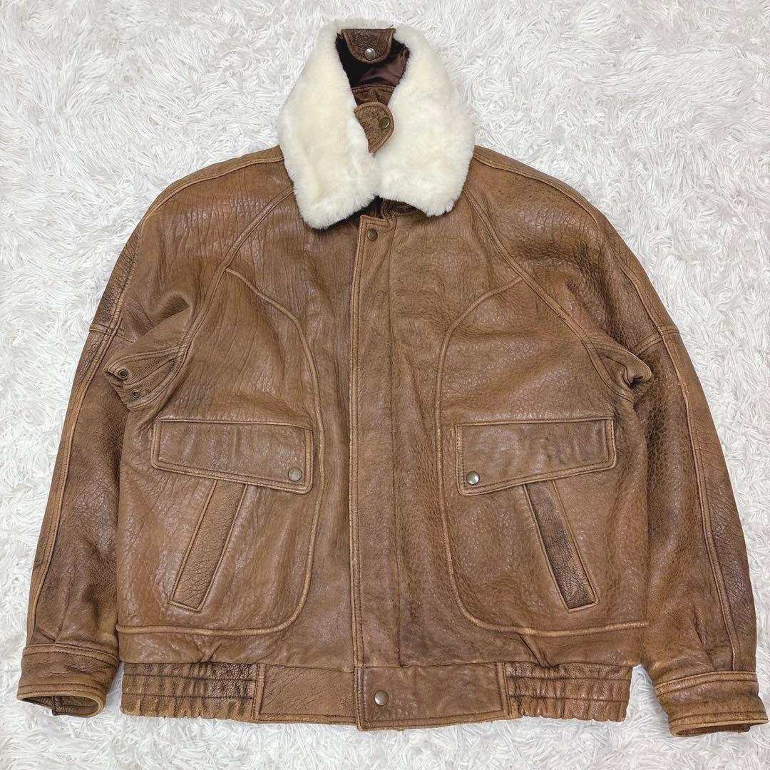 archive】フライトジャケット ラムレザー ブルゾン 短丈 G1 A2 - メルカリ