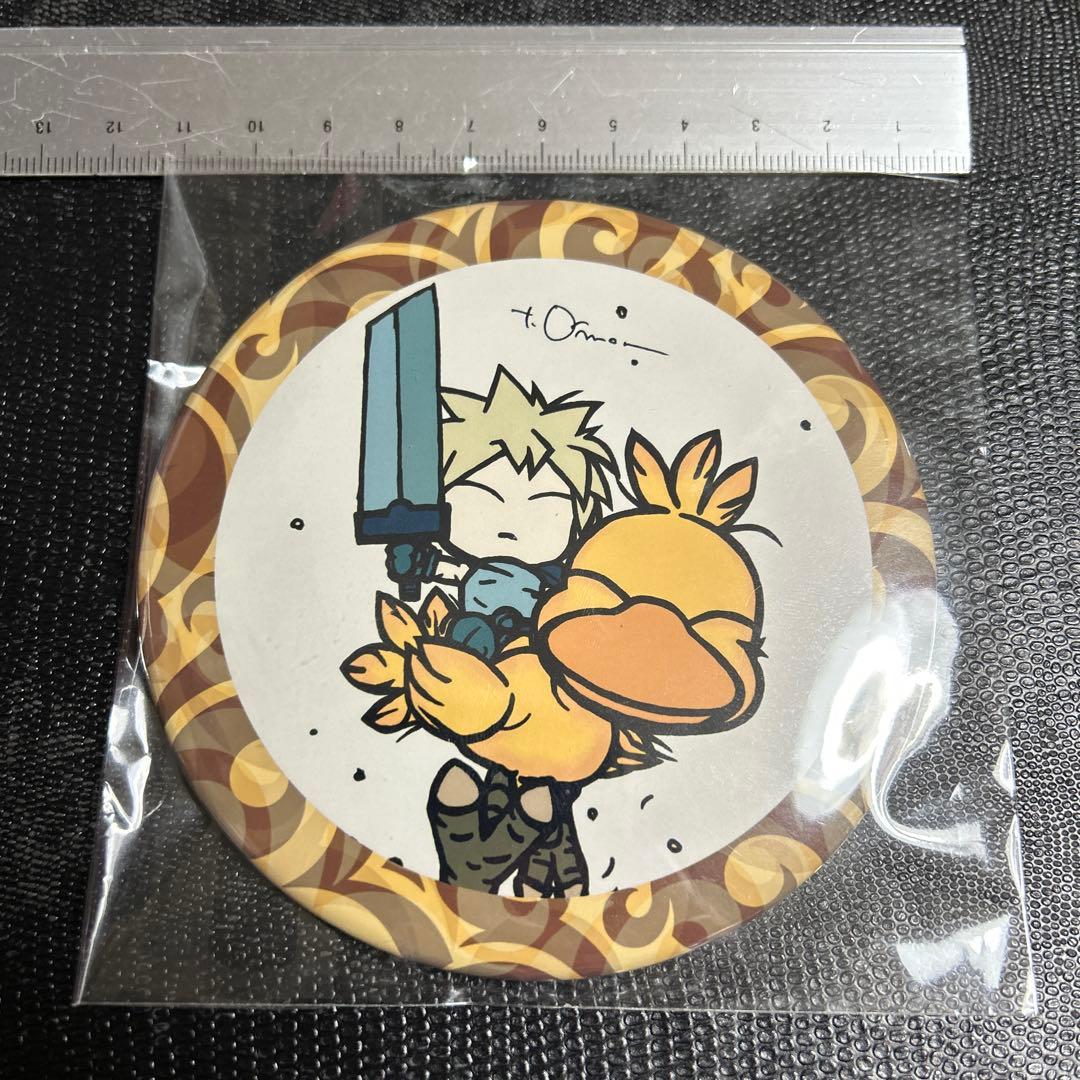 超激レア　天野喜孝　クラウド　チョコボ　BIG缶バッジ