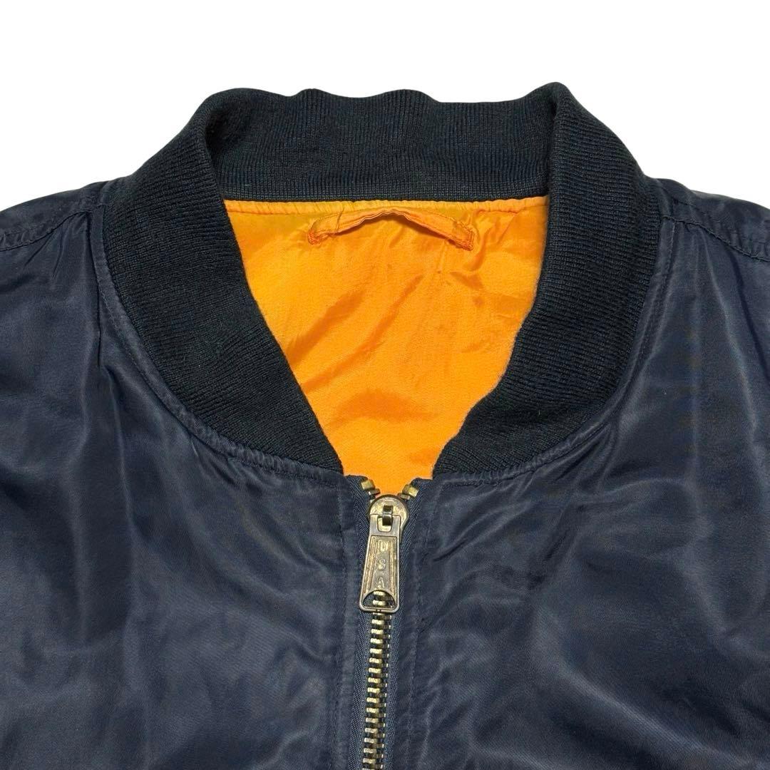 希少 90's FOSTEX GARMENTS MA-1 NAVY ラフシモンズ - メルカリ