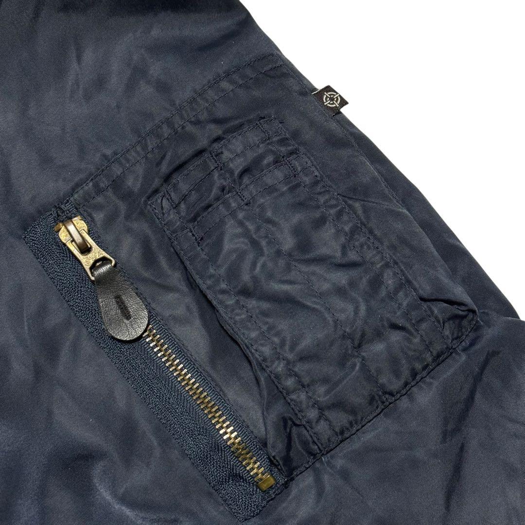 希少 90's FOSTEX GARMENTS MA-1 NAVY ラフシモンズ - メルカリ