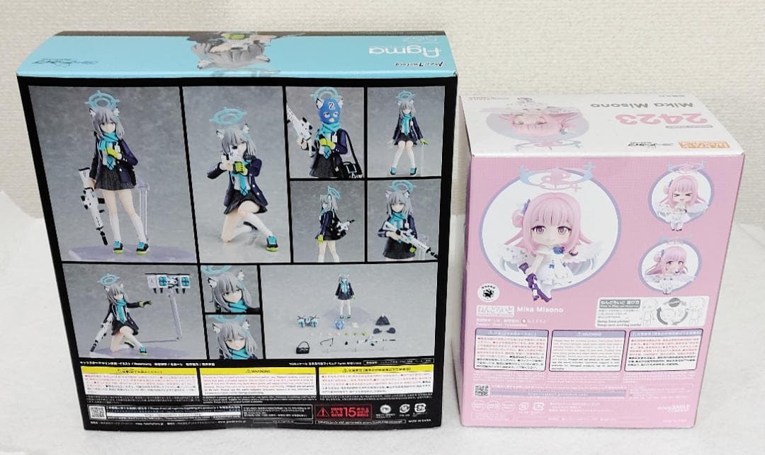 figmaシロコ ねんどろいどミカ 特典付き 未開封セット品