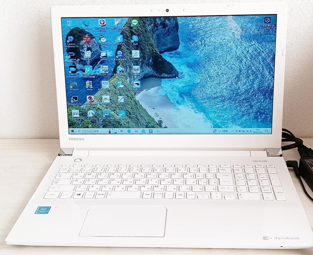 《期間限定売切》東芝ダイナブック白T45/AWX 大容量 8GB 1TB