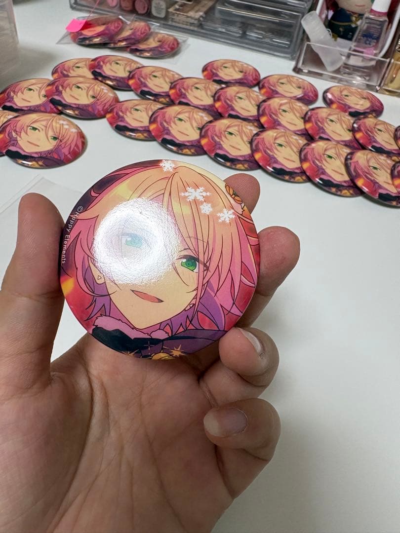 白鳥藍良 shuffle 缶バッジ Branco idol