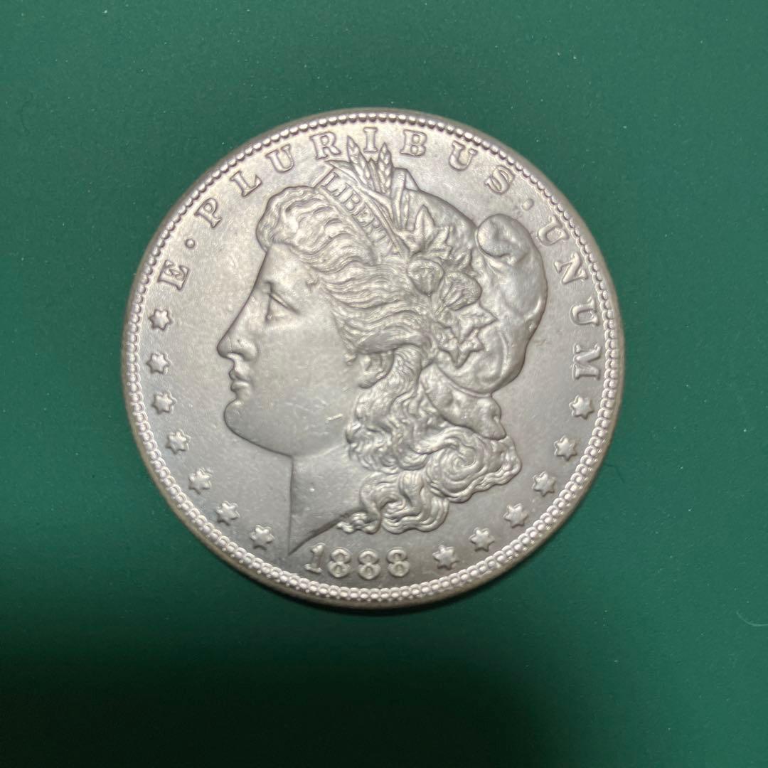 アメリカモルガンダラー 1ドル銀貨 1888年銘 美品 - メルカリ