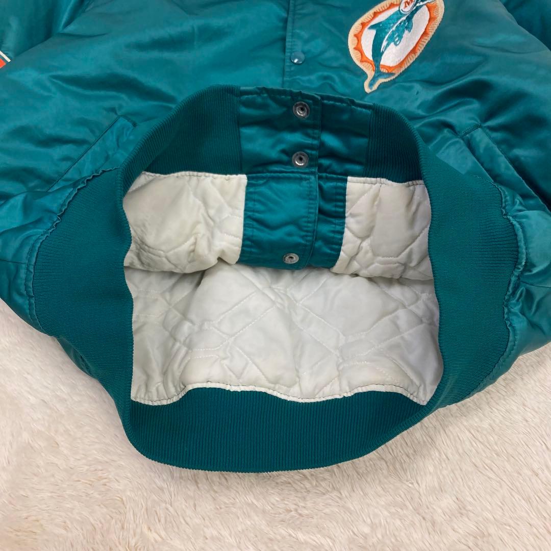STARTER 90s USA製 NFL マイアミドルフィンズ スタジャン L - メルカリ