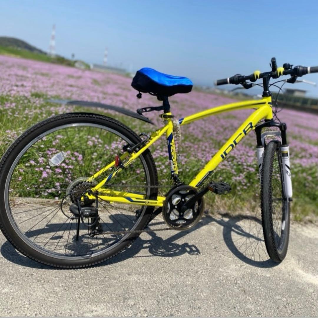 送料込み】マウンテンバイク 自転車 26インチ asahi インディケーター