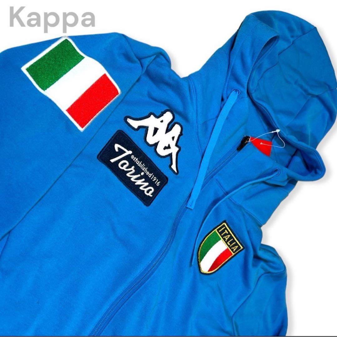 新品◇Kappa イタリア代表 トリノ 国旗デザイン ジップアップパーカー