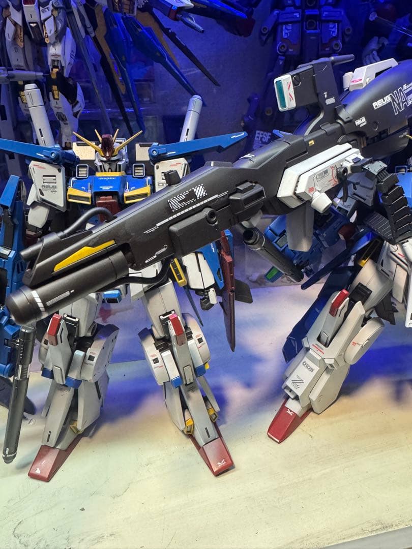 MG フルアーマーZZガンダム verKA 塗装完成品 ガンプラ プラモデル
