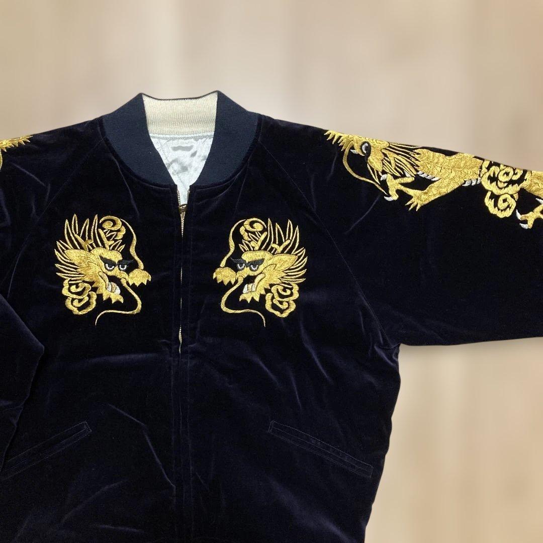 ウエアハウス WAREHOUSE 別珍スカジャン 五重塔 龍 - メルカリ