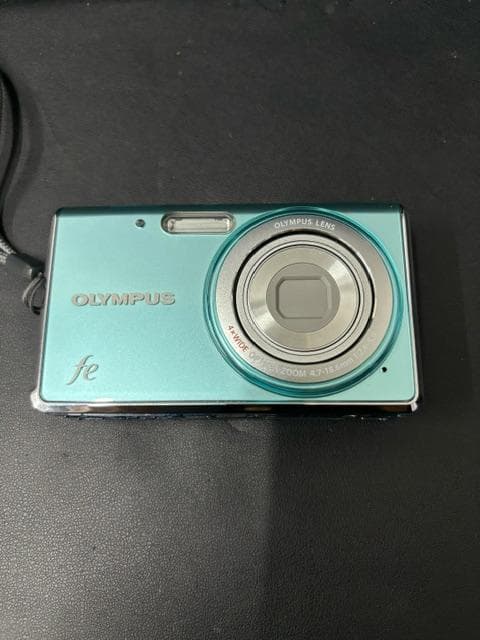OLYMPUS FE デジタルカメラFE-4020 ライトブルー - メルカリ