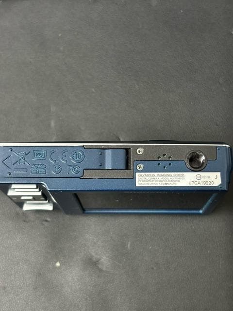 OLYMPUS FE デジタルカメラFE-4020 ライトブルー - メルカリ