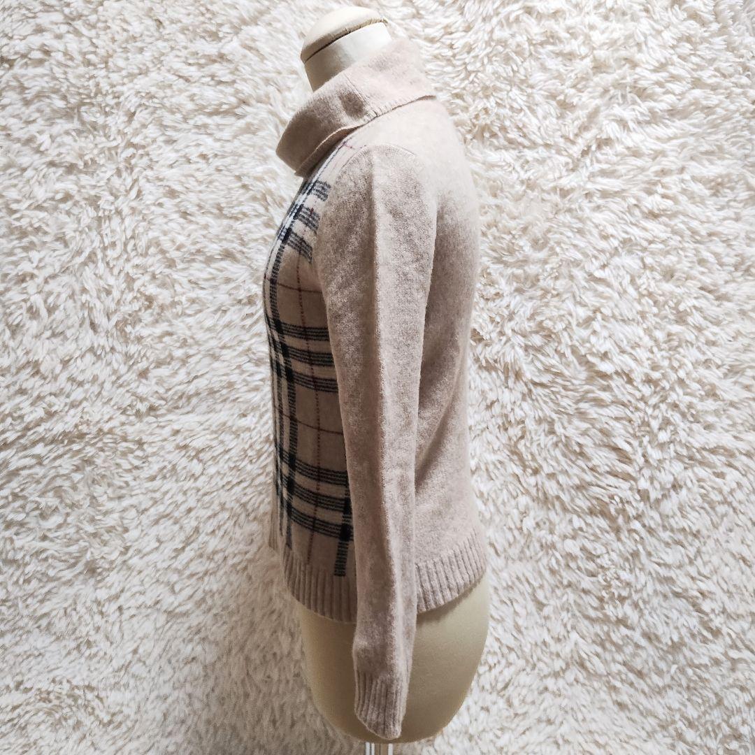 バーバリーロンドン タートルネックニットセーター ノバチェック