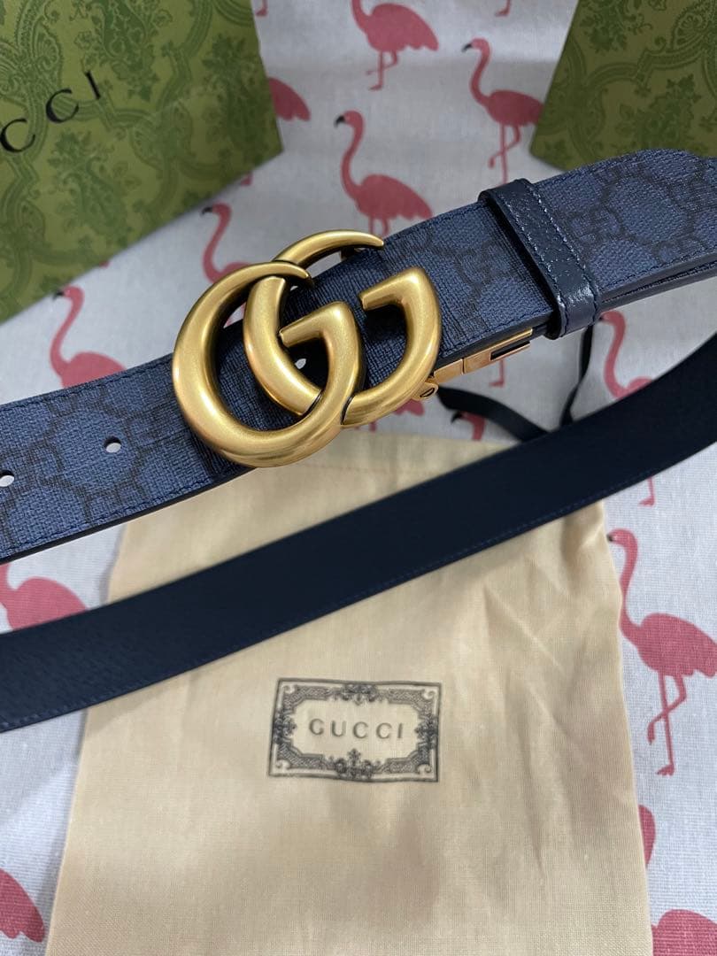 グッチ　レザー　ベルト 100*3.5cm