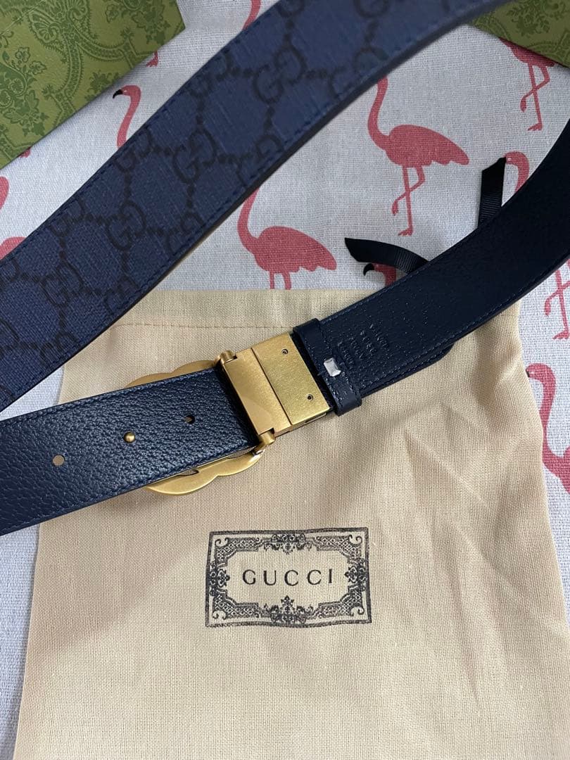 グッチ　レザー　ベルト 100*3.5cm