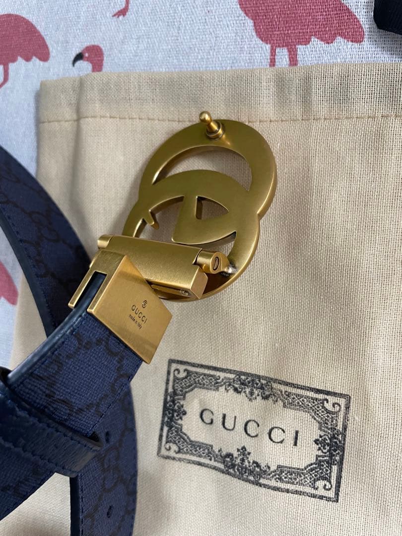 グッチ　レザー　ベルト 100*3.5cm