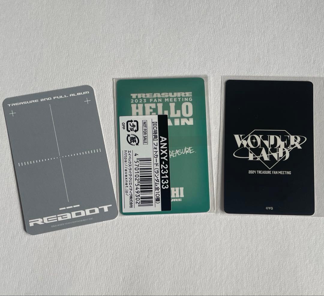 TREASURE アサヒ トレカ 特典 アクスタ 缶バッジ WONDERLAND - メルカリ