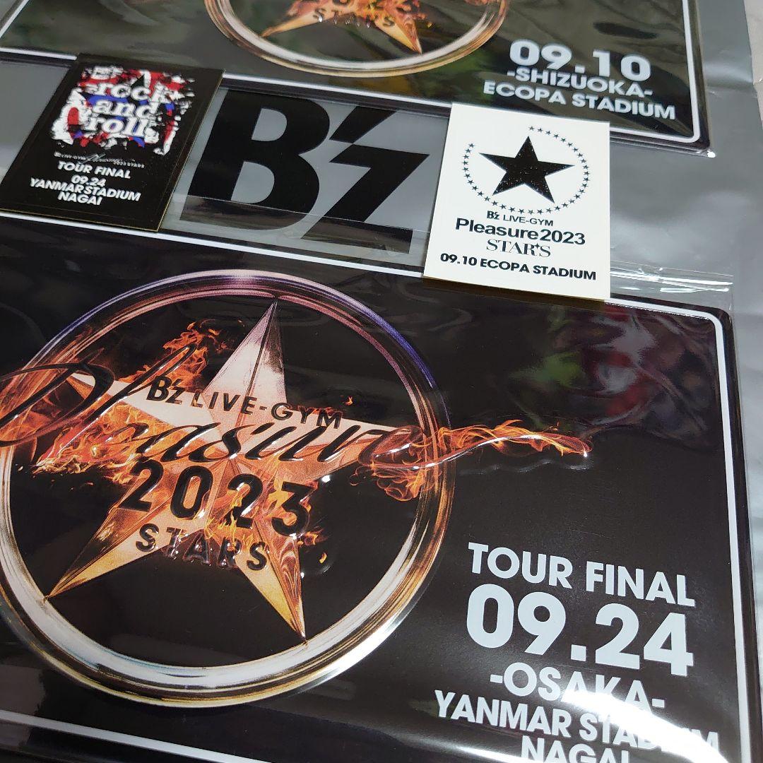 B'zPleasure2023STAR✭Sメモリアルプレートステッカーピンバッジ
