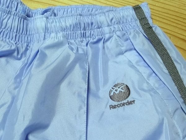 80年代 ビンテージ 日本製 アシックス レコーダー ナイロンパンツ L