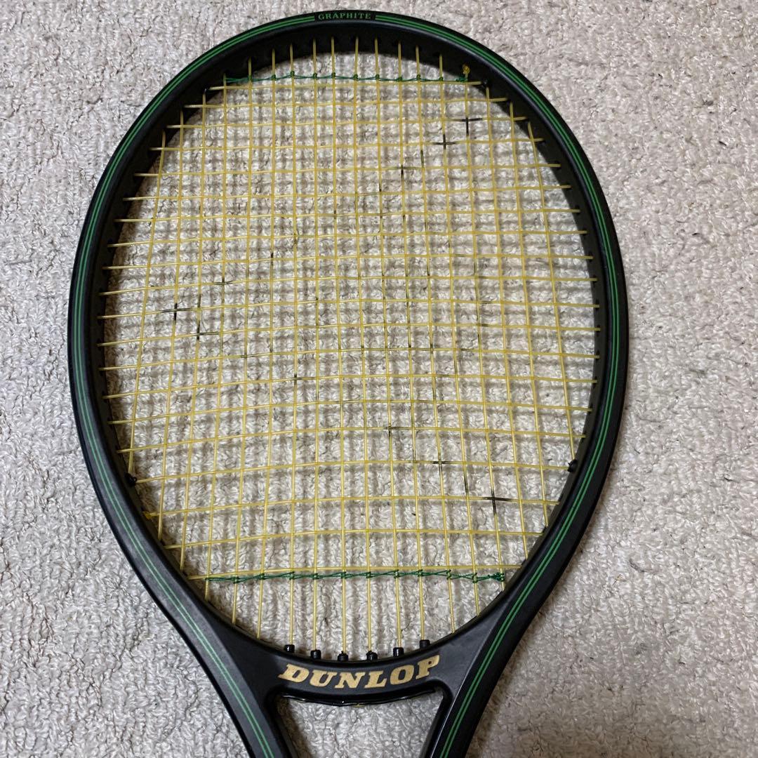 ビンテージ DUNLOP 硬式 テニスラケット ケース付き 中古品