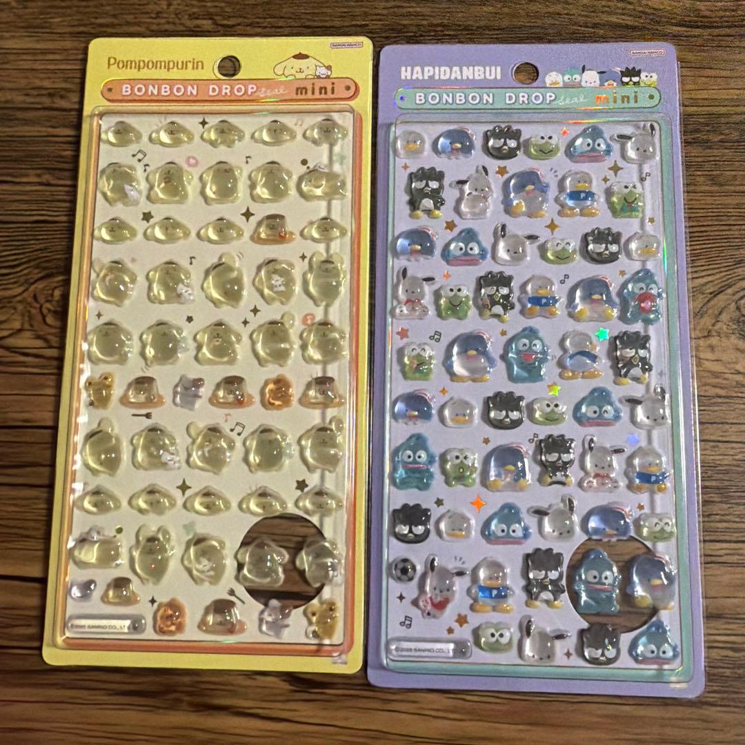 ボンボンドロップミニシール　サンリオ　たまごっち　8枚セット