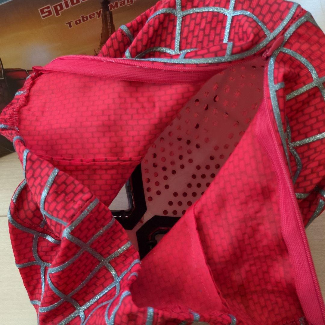 新品未使用！スパイダーマン　マスク　コスプレ　1/1　 3D マスク　red