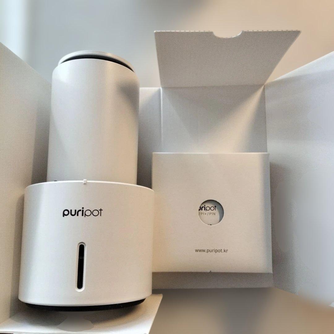 puripot 空気清浄機 Amazon | Puripot フィルター交換不要小型除菌脱臭空気清浄機 M1+ 車載