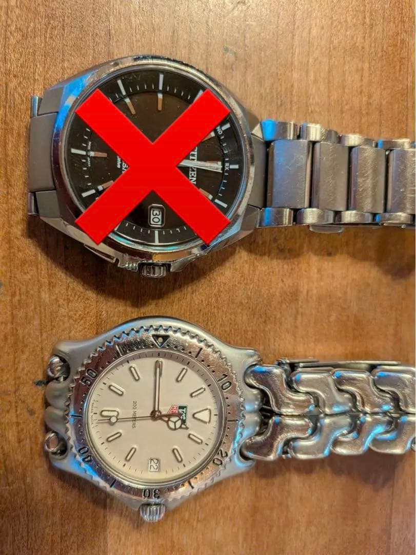 タグホイヤー（電池交換必要）CITIZEN（不動）時計 セット - メルカリ