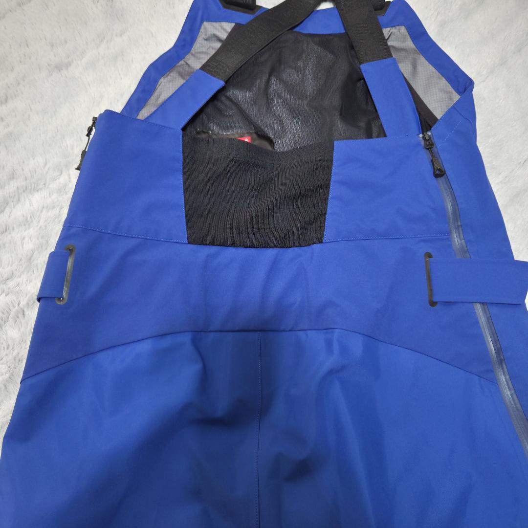 美品ザノースフェイス ビブパンツ STEEP ゴアテックスプロ S 青
