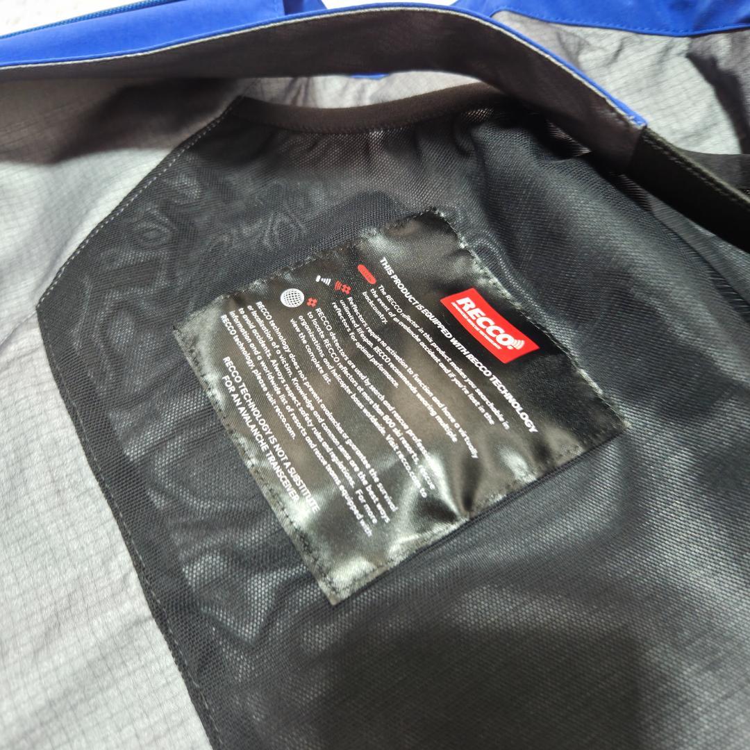 美品ザノースフェイス ビブパンツ STEEP ゴアテックスプロ S 青