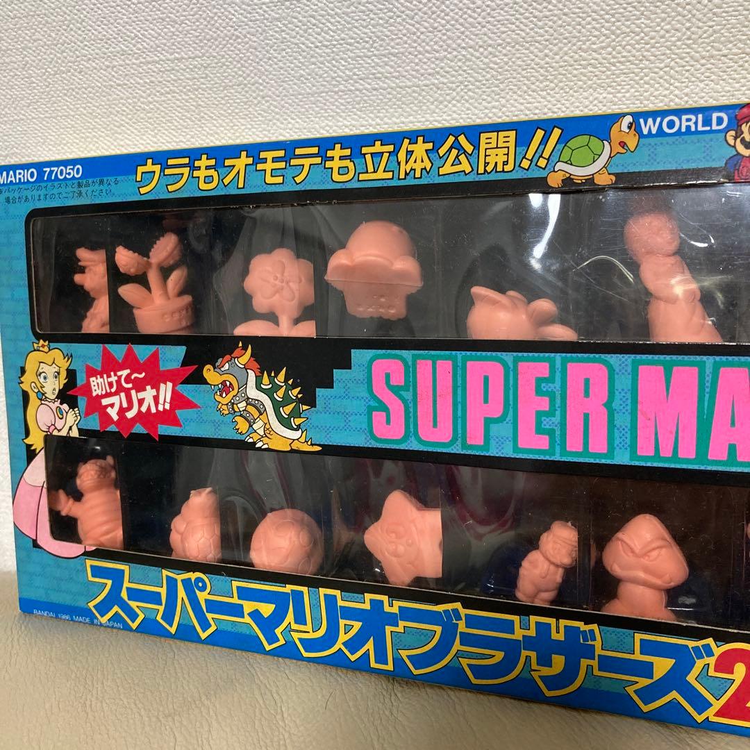 スーパーマリオブラザーズ　消しゴム　20+1セット　昭和レトロ