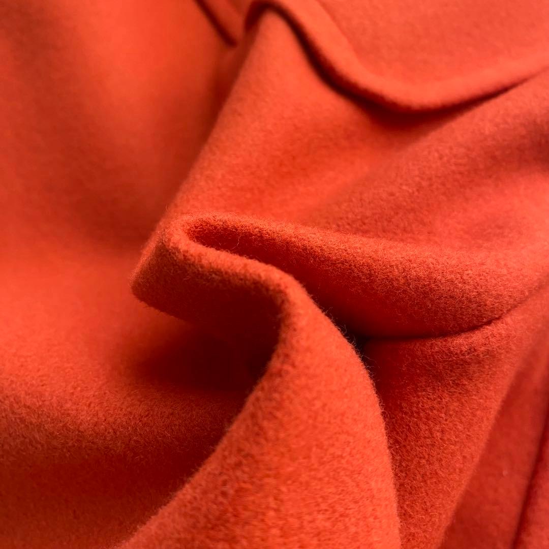 希少カラー/美品】マッキントッシュ HUMBIE ダッフルコート 4 オレンジ