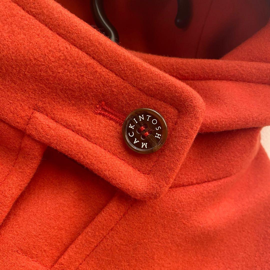 希少カラー/美品】マッキントッシュ HUMBIE ダッフルコート 4 オレンジ