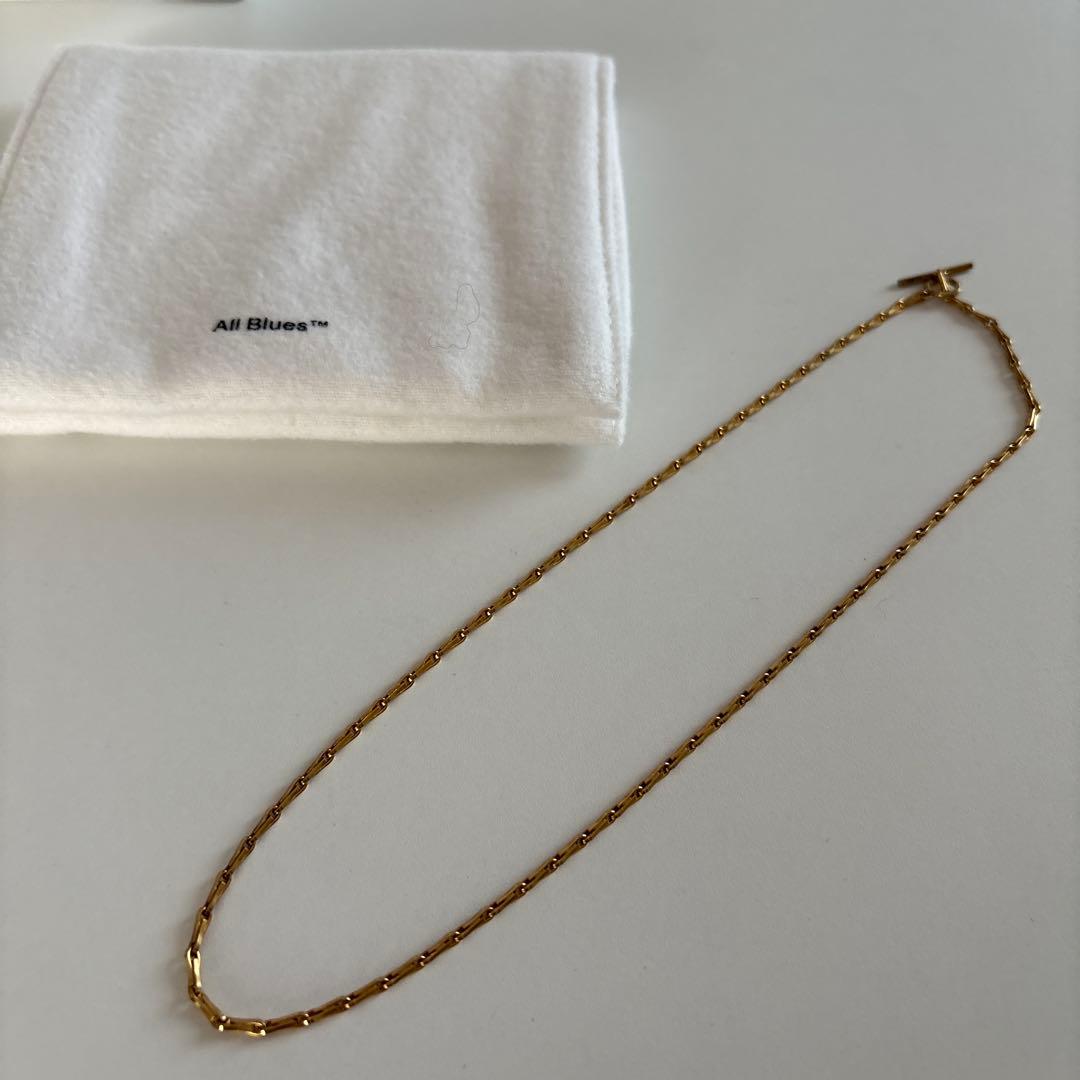 ALL BLUES】FOLD NECKLACE 42cm - メルカリ