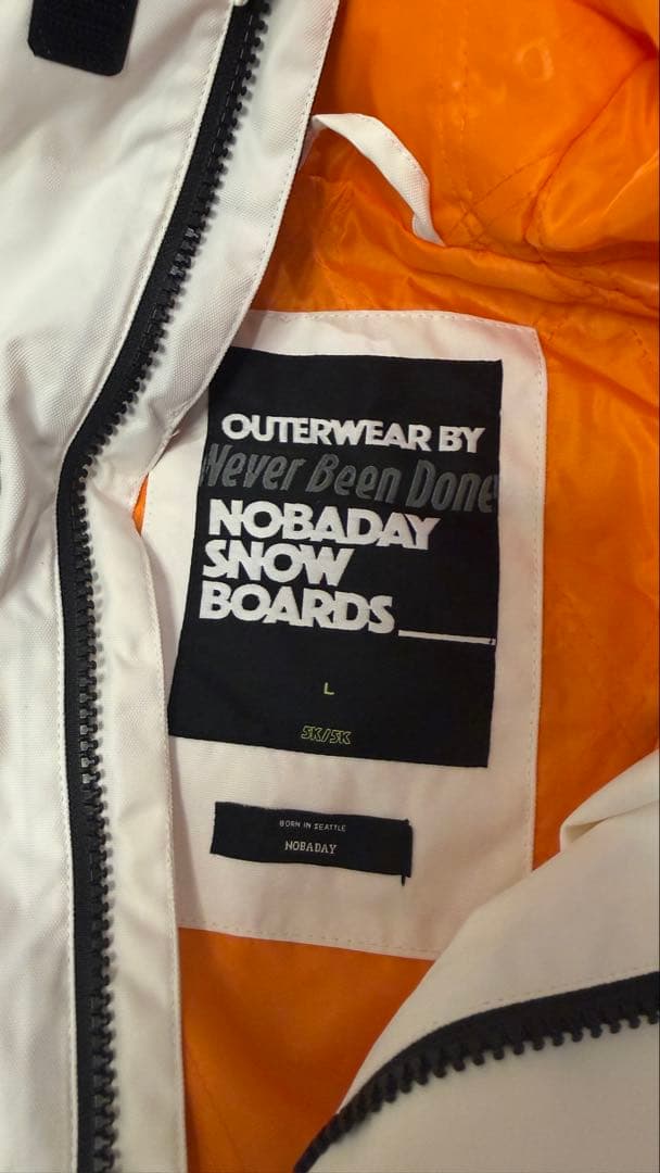NOBADAY スノーボードウェア フード付き ウォータープルーフ - メルカリ