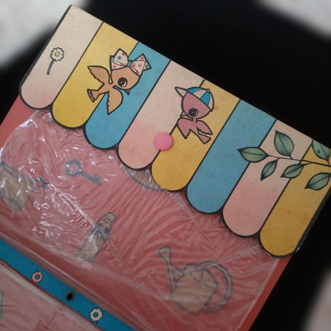 1960年　内藤ルネ　紙製ファイルバッグ　ヴィンテージ