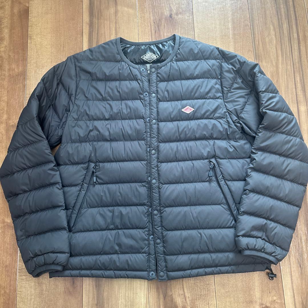 ダントン　インナーダウン　グレー　M グレー DANTON ダントン インナーダウンジャケット｜Yahoo!フリマ（旧