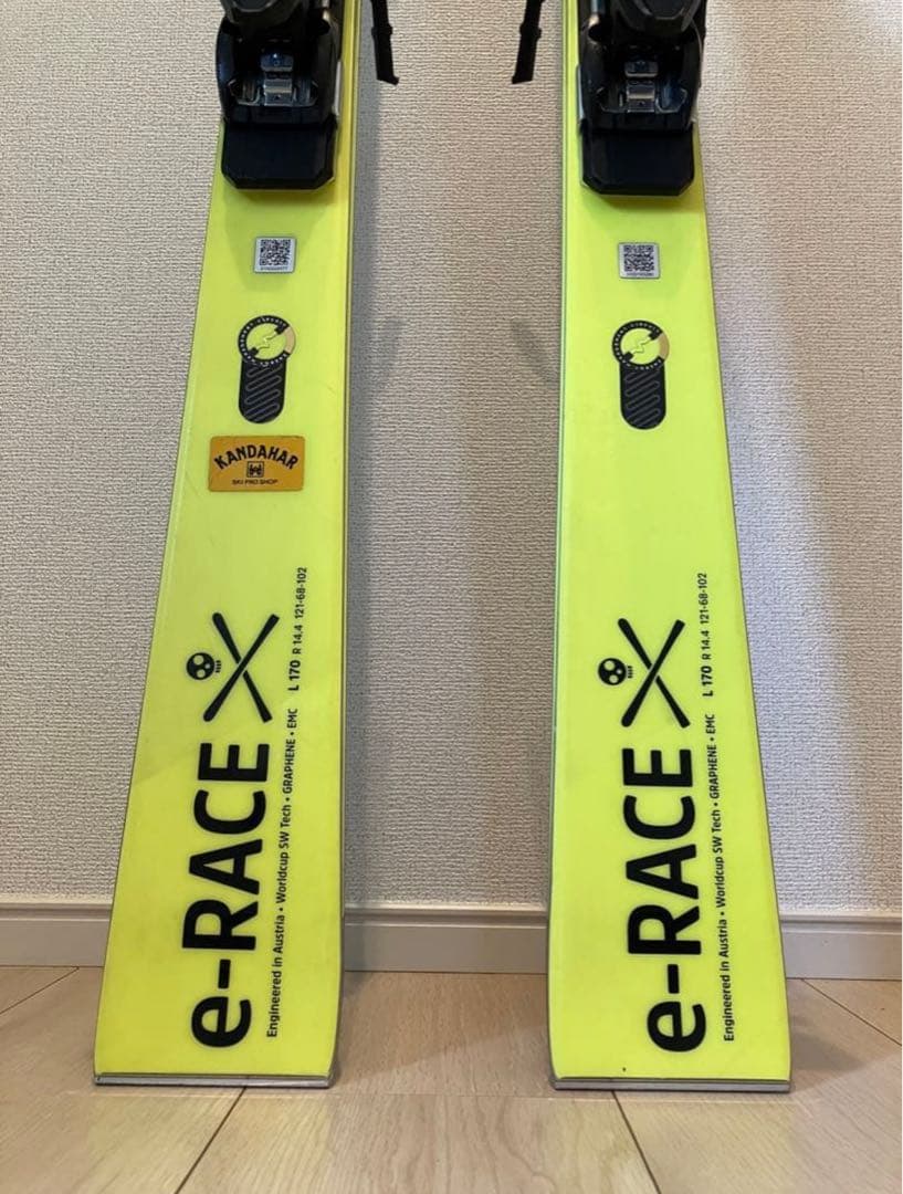 HEAD eRace X スキー 板170 使用6日 - メルカリ
