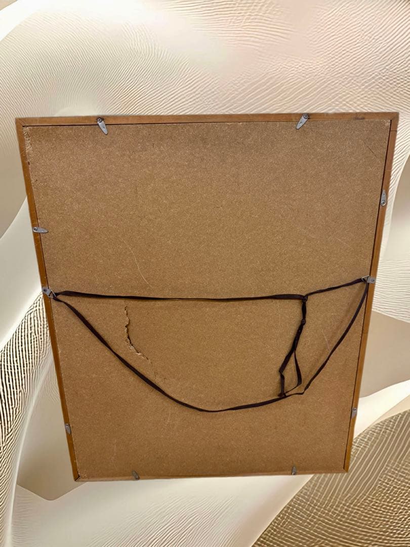 訳あり ★☆ 童形鶴亀 尾形月耕の孫？ 尾形礼正？ 詳細不明 額装品 日本画