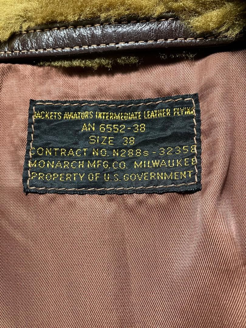 THE FEW AN6552 G-1 フライトジャケット 38 馬革 - メルカリ