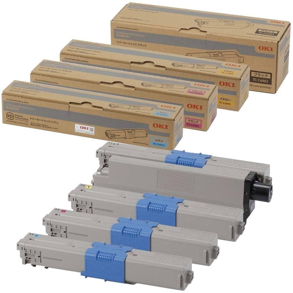 新品未開封】OKI 純正トナーカートリッジ 4 色セット TC-C4A1 - メルカリ