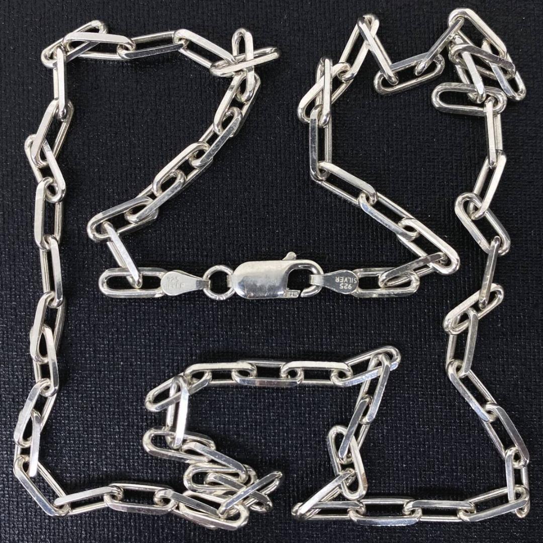 美品 NAVAJO シルバー 925 4mm 太角 チェーンネックレス 60cm - メルカリ