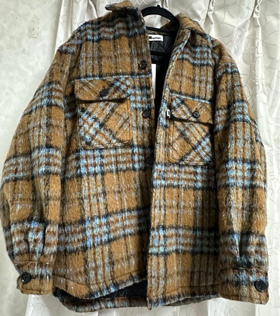 Nissy 西島隆弘 naptime 中綿ジャケット チェック - メルカリ