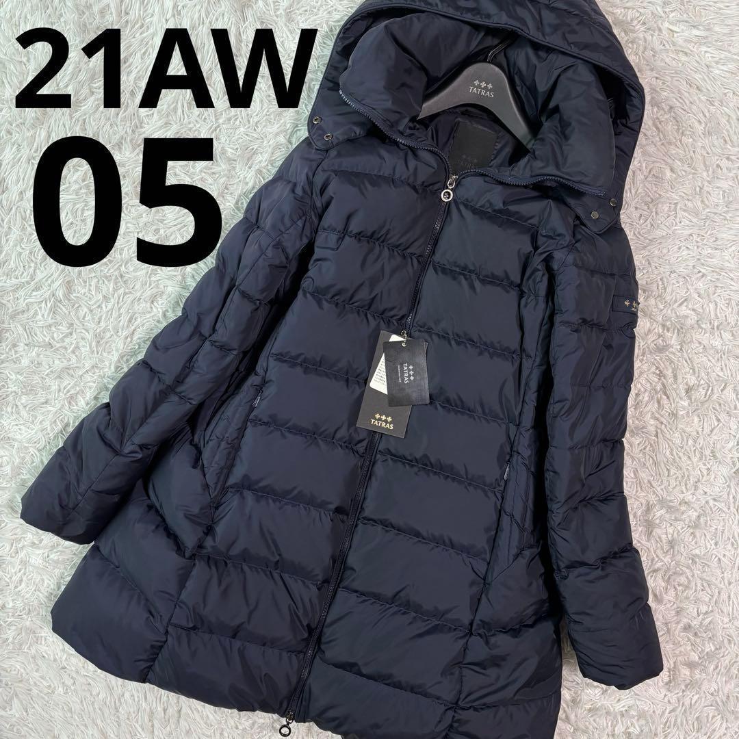 未使用級XXL✨タトラス ダウンコート ポリテアマ 2way ロング丈 ネイビー FREAK'S STORE（フリークスストア） ダウンコート ダウンジャケット